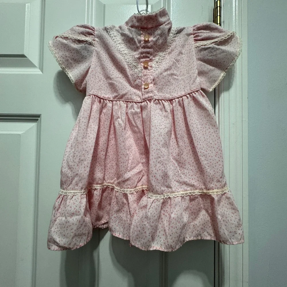 Vintage size 4 pink dress