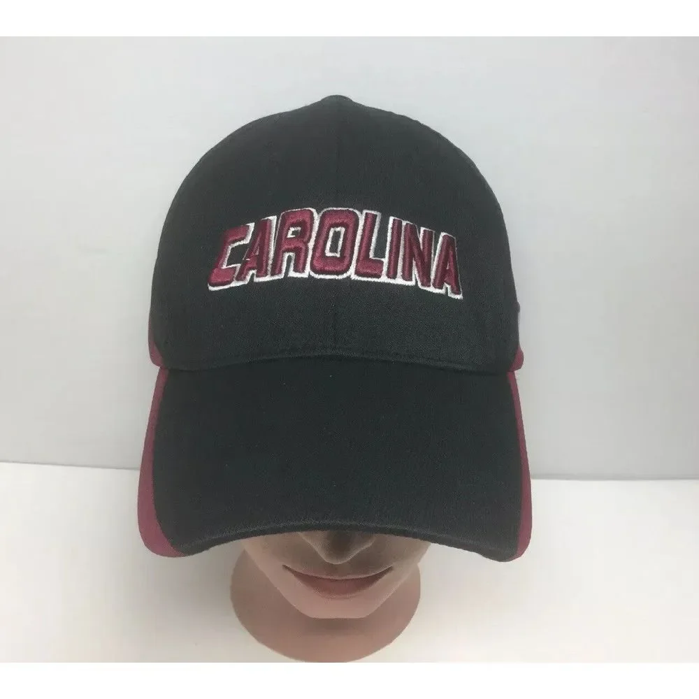 South Carolina Gamecocks Russell Athletic Adult Hat Black Crimson Strap Back‎