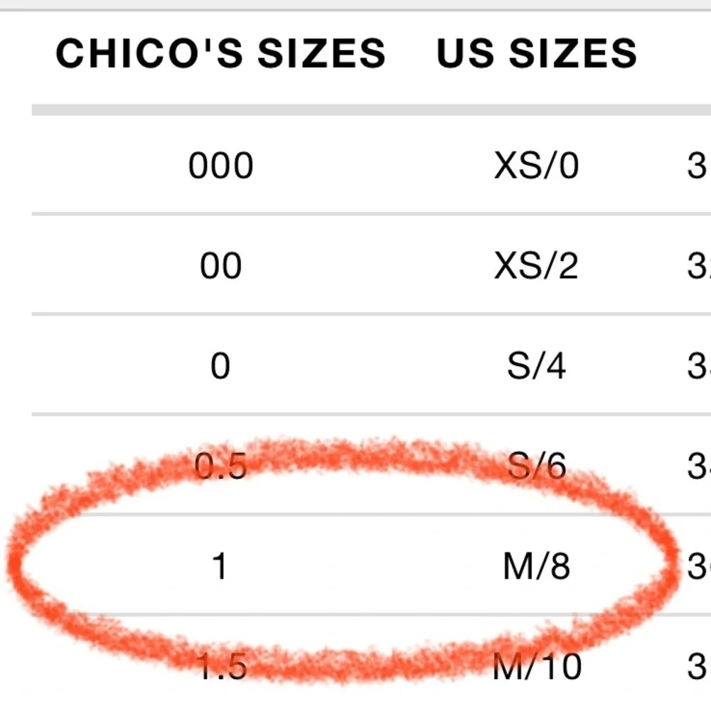 Chicos new tag