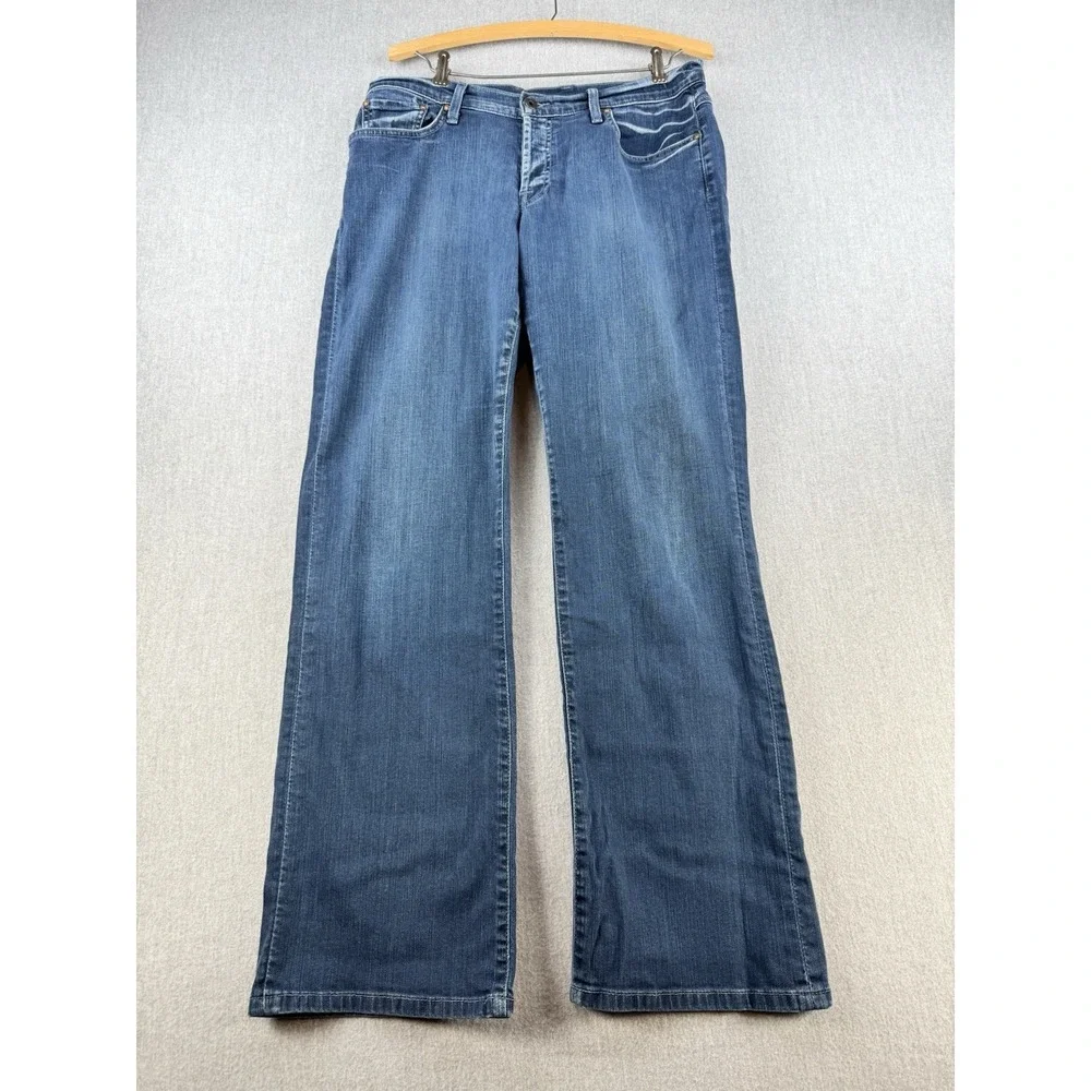 Lucky Brand Jeans Womens 12 Blue Bootcut Button Fly Mid Rise‎ Stretch Y2K