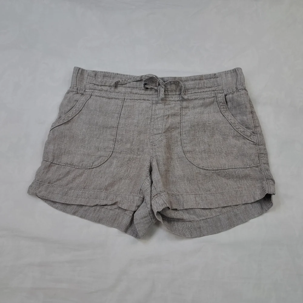 Athleta linen shorts
