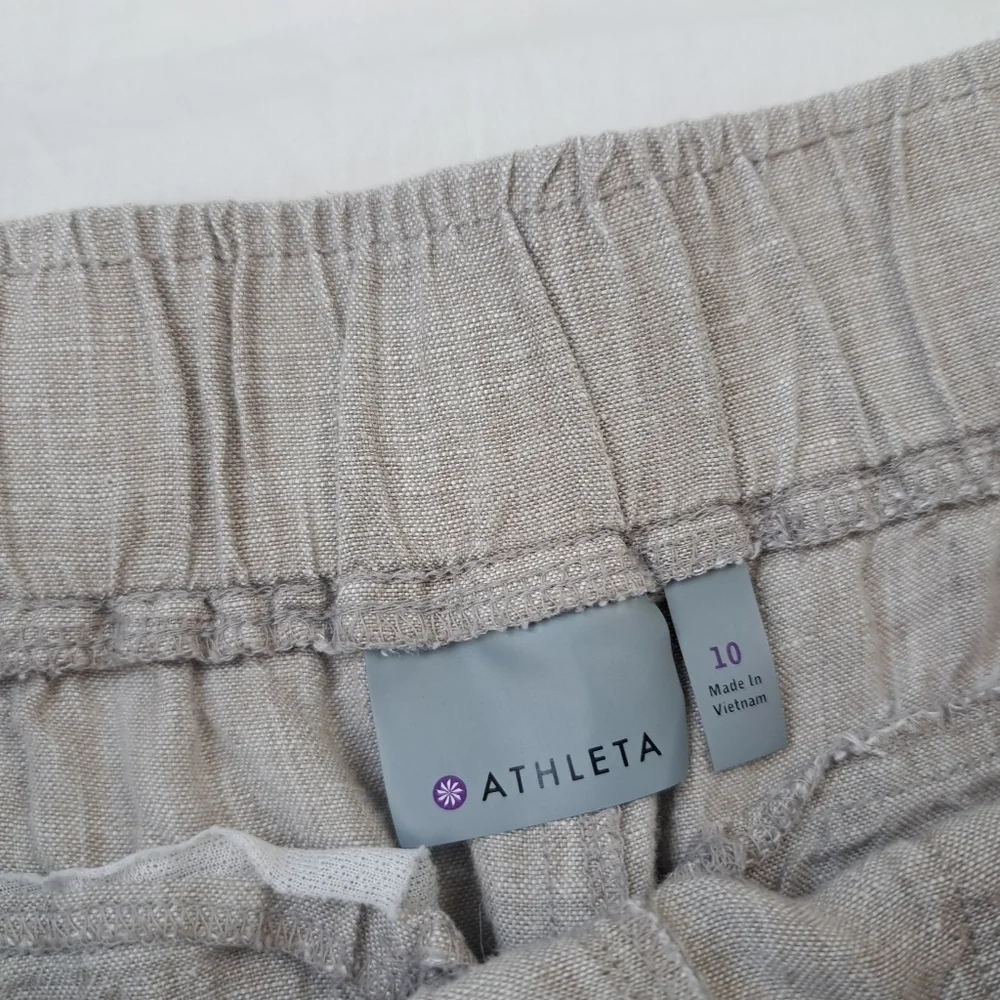 Athleta linen shorts