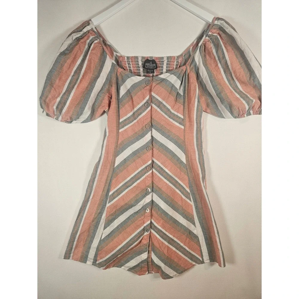 Angie cotton striped