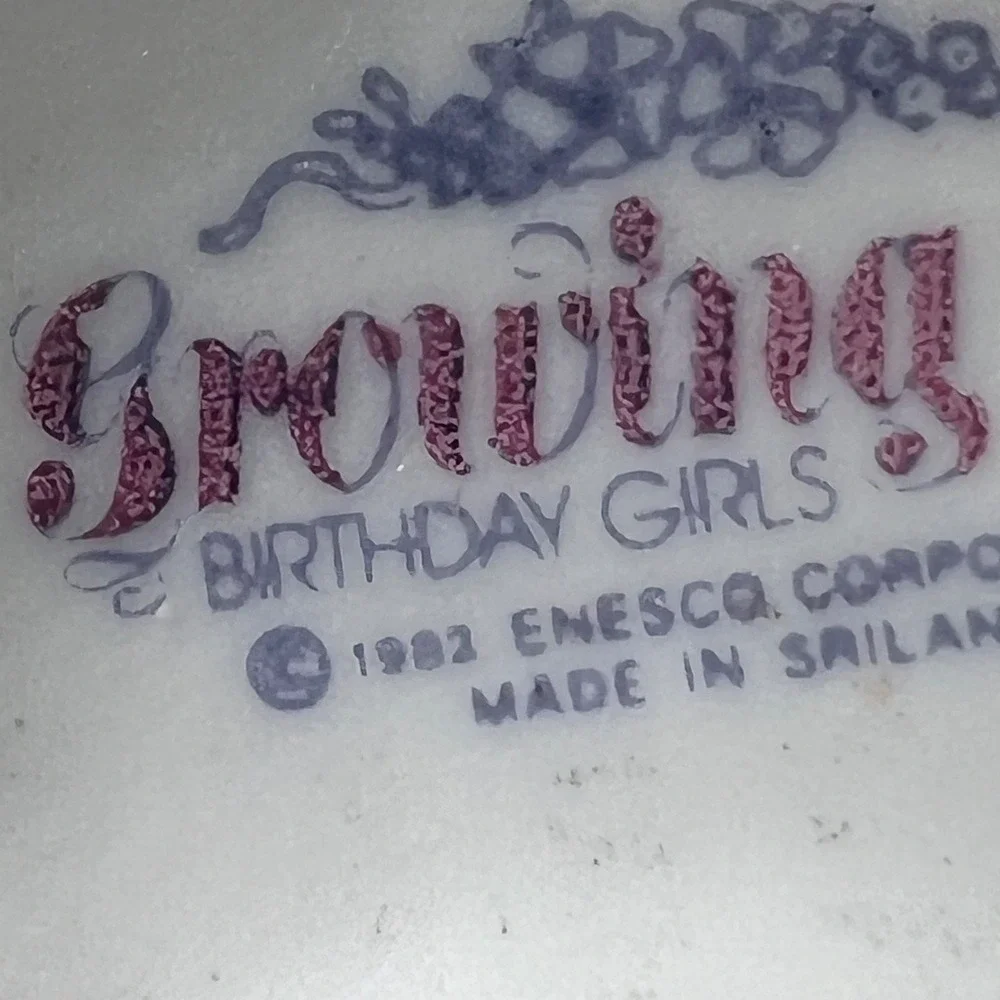 Growing Up Birthday Girls preowned smoke