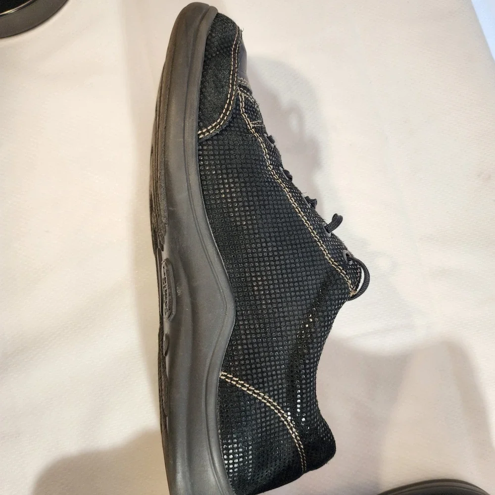 Finn Comfort Soho Sneakers Womens EU 38 US 7 Black Minipoint‎ Nappa Leather Shoe