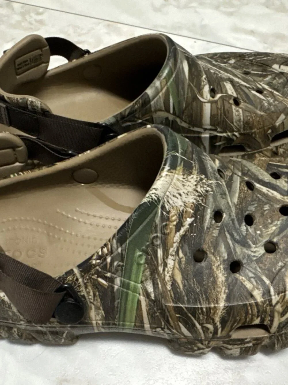 Crocs Offroad Sport RT Max 5 Realtree Camo Mens 7 Womens 9 Adjustable Heel Strap