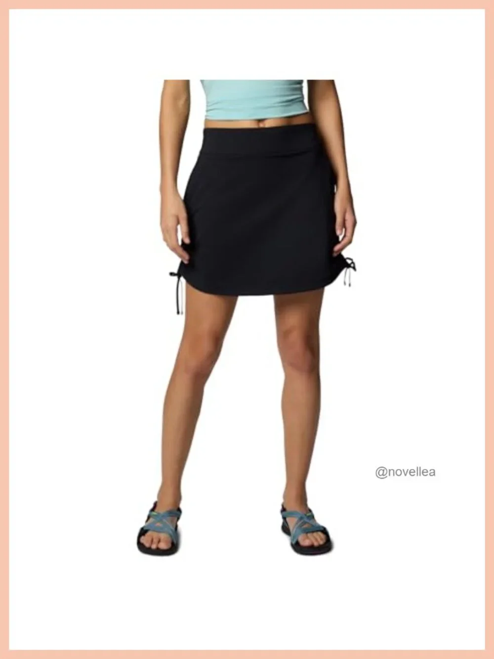 Columbia All Seasons Ruched Skort with Omni-Shade UPF Protection