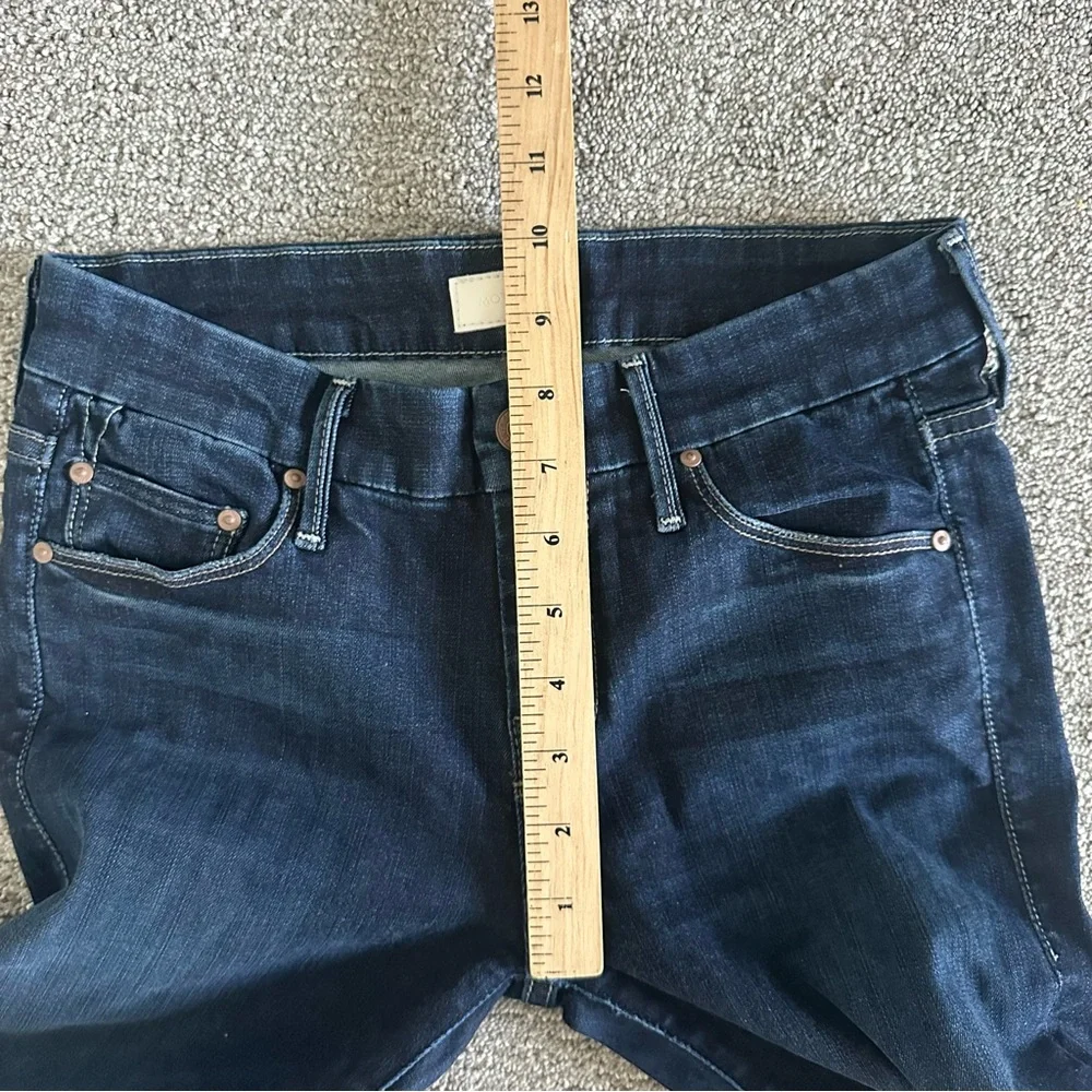 MOTHER Looker Ankle Fray Jeans in No‎ Play Size 25