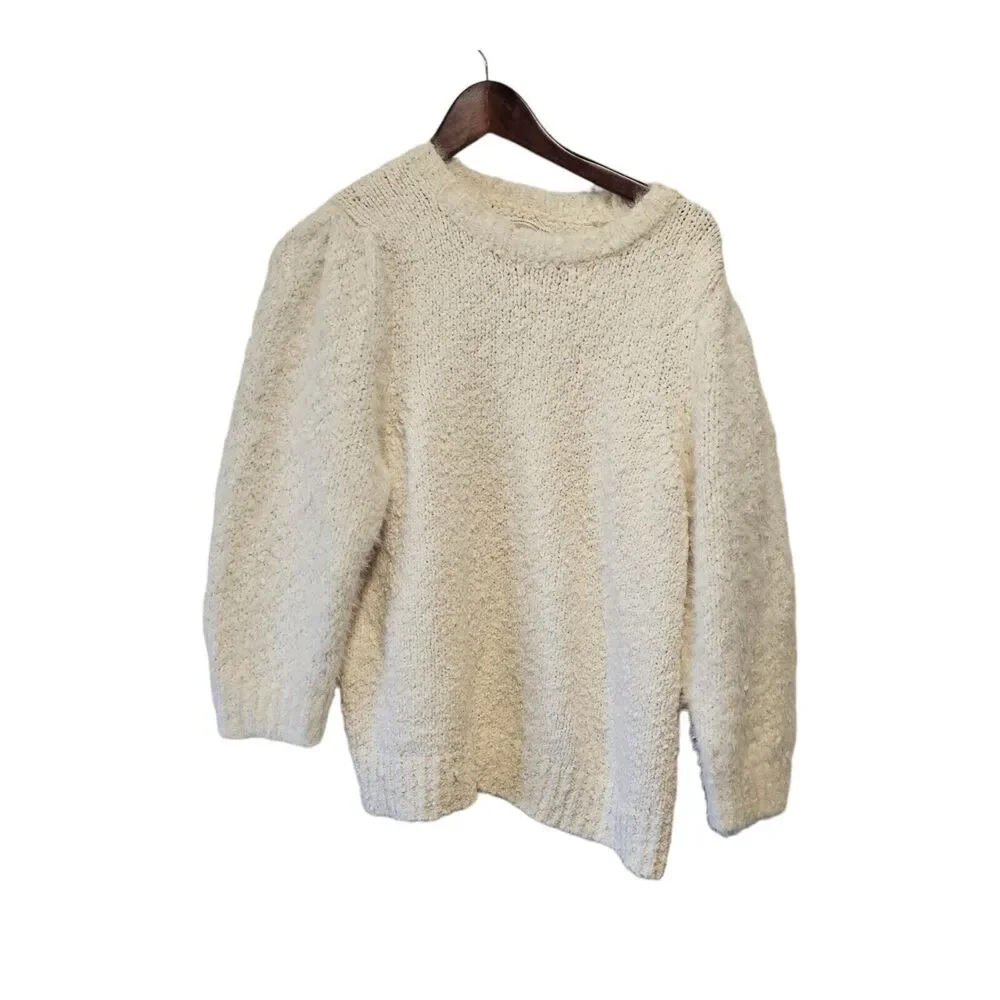 Anthropologie sweater cream