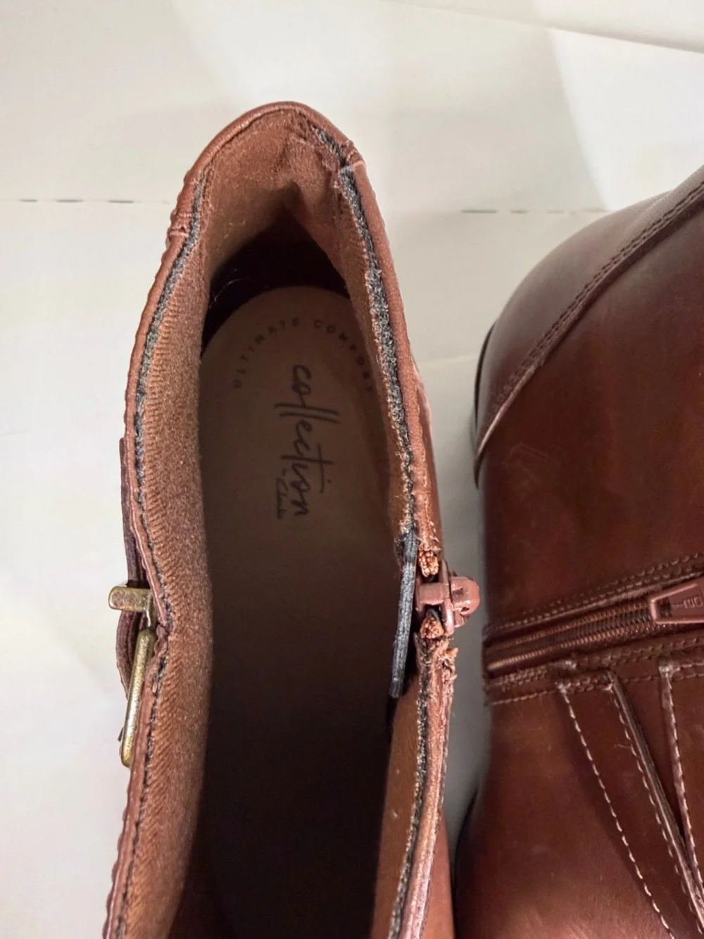 Clarks classic brown