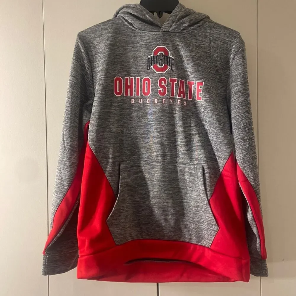 Ohio State University Buckeyes Youth Size  X‎ Large size 20 Gray Pullover Hoodie