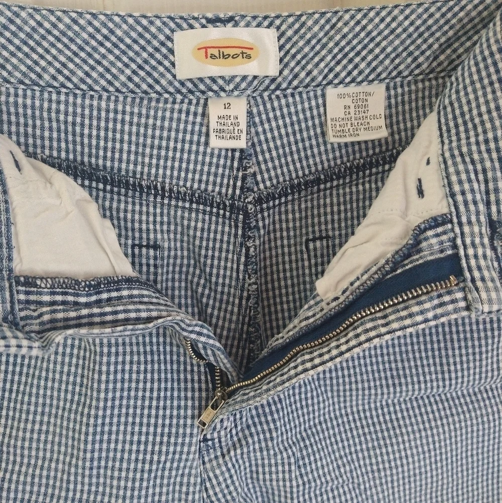 Talbots inseam rise smoke