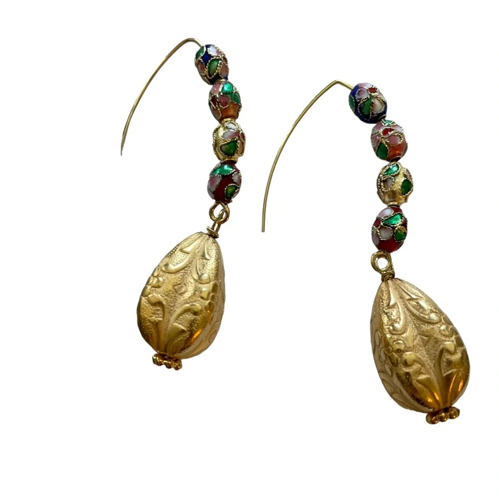 Hand Crafted these earrings
