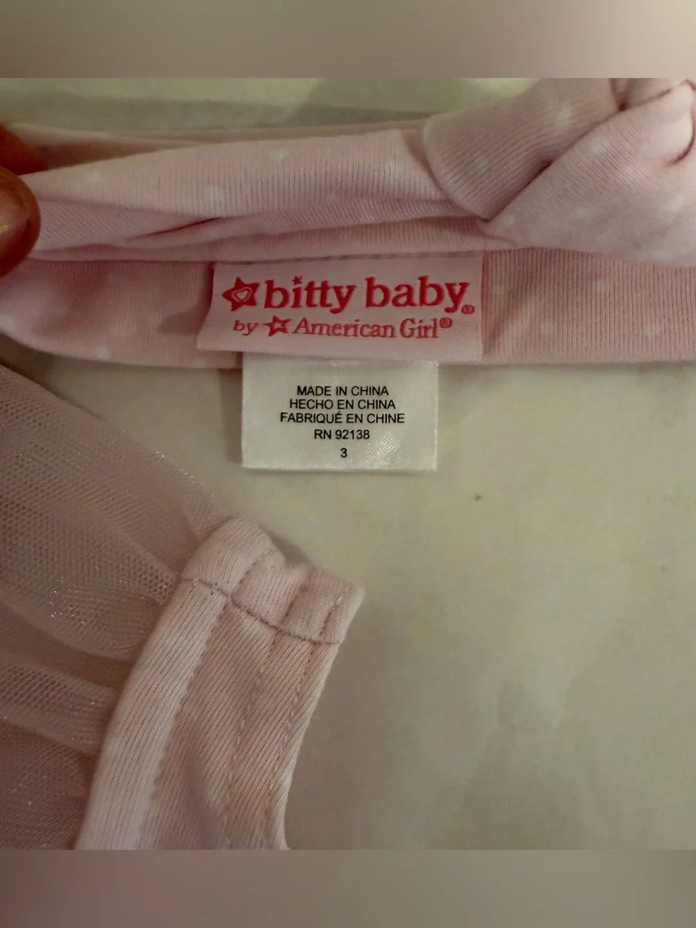 American Girl light pink