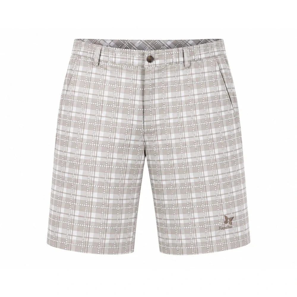 Adidas ClimaLite Mens Golf Shorts Plaid Brown Size‎ 42 Kapalua athletic outdoor