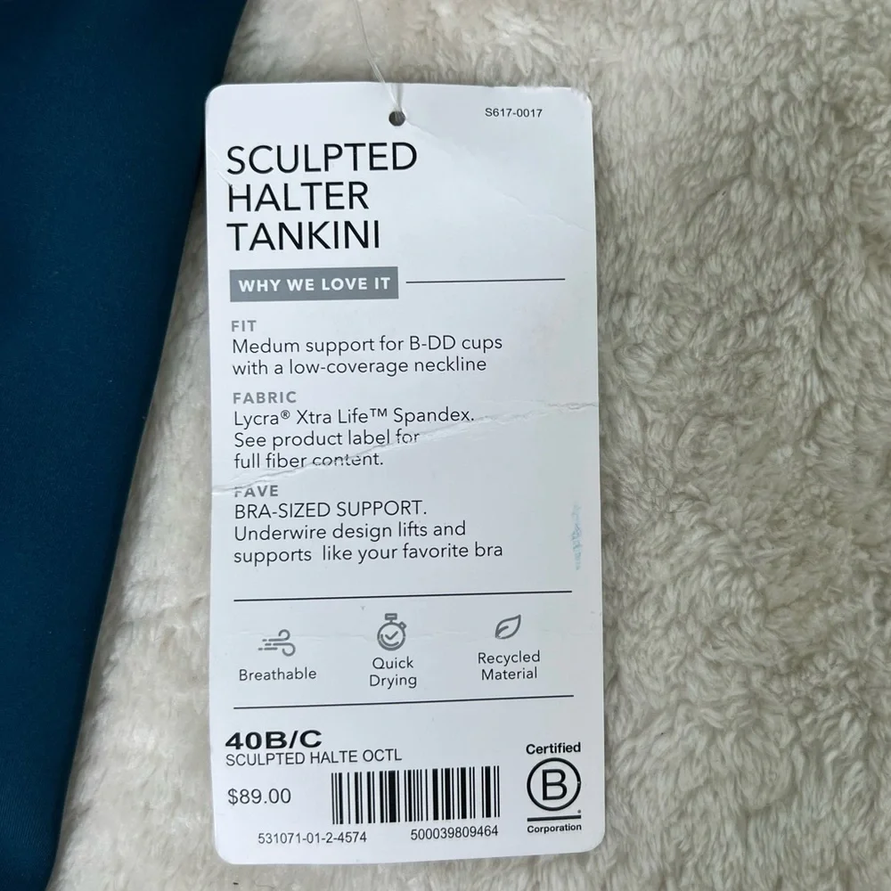 Athleta sculpted halter