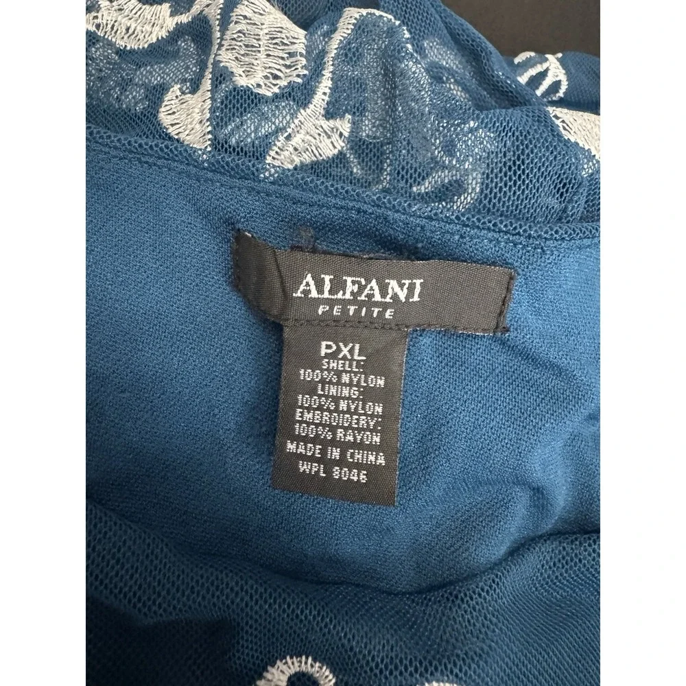 Alfani blue sheer
