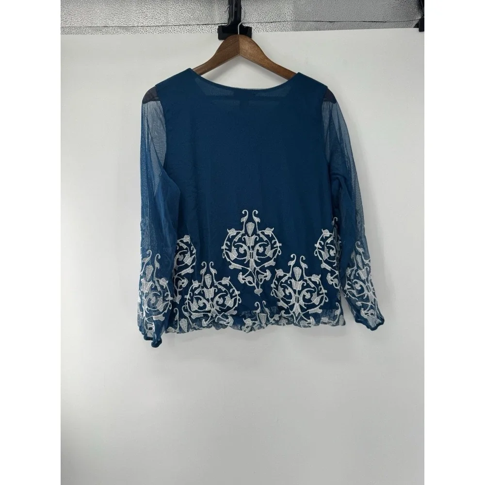 Alfani blue sheer