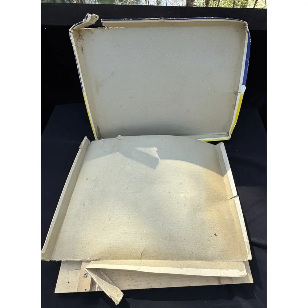 Vintage 1940’s Junior Artist DRAWING Set Wood Easel IN BOX