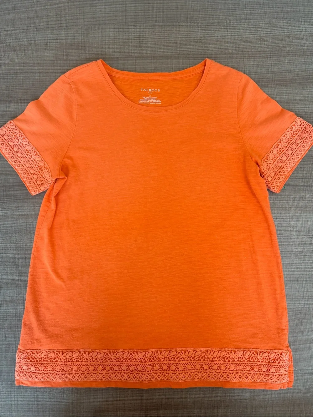 Talbots vibrant orange