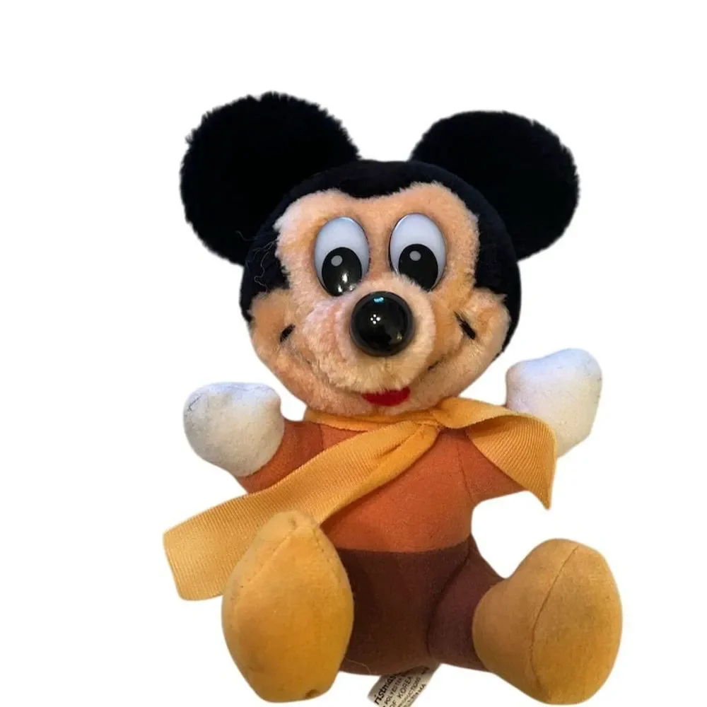 Vintage‎ Disney Mickey's Christmas Carol Tiny Tim Mickey Mouse Plush