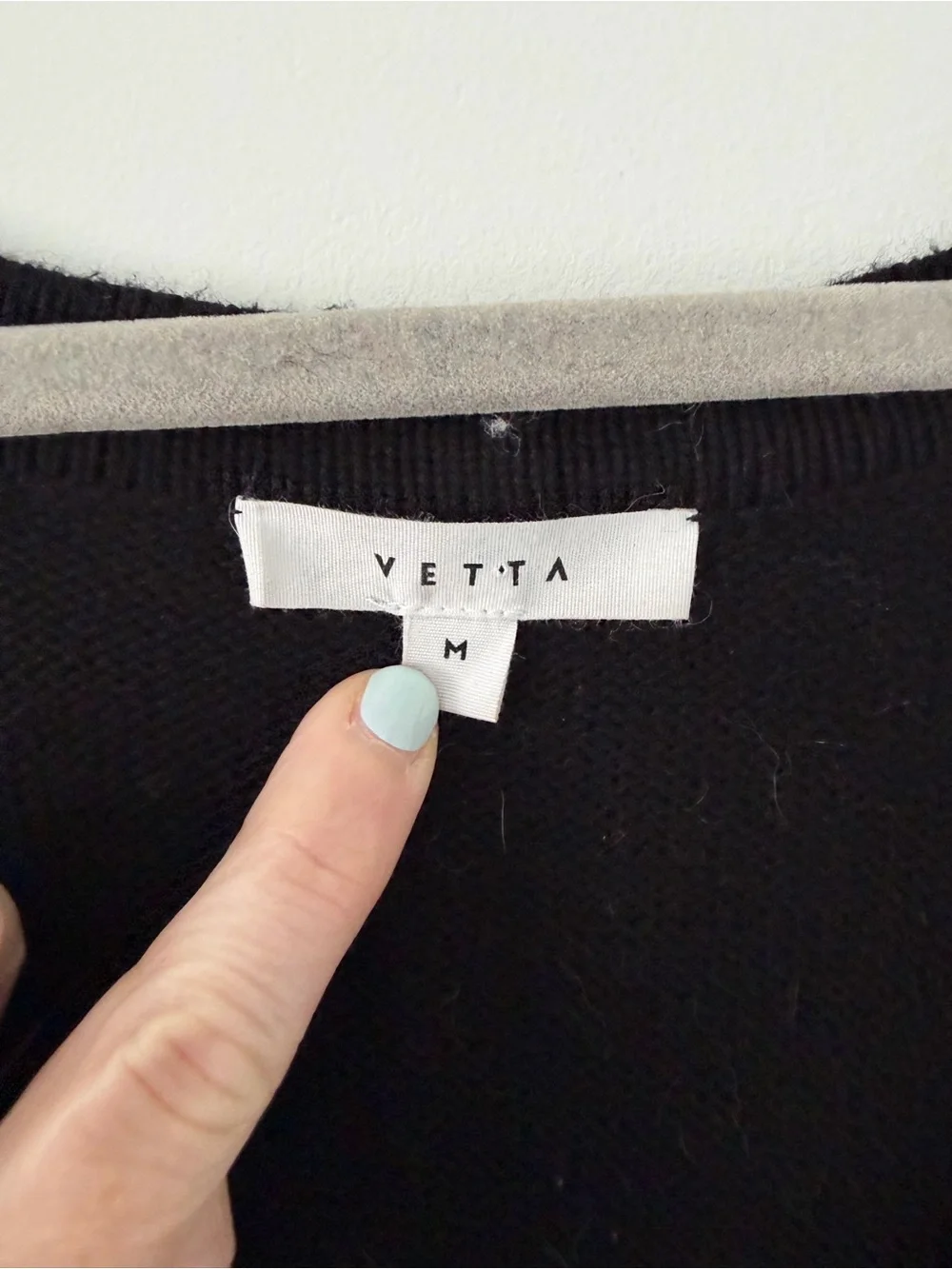 VETTA black oversized