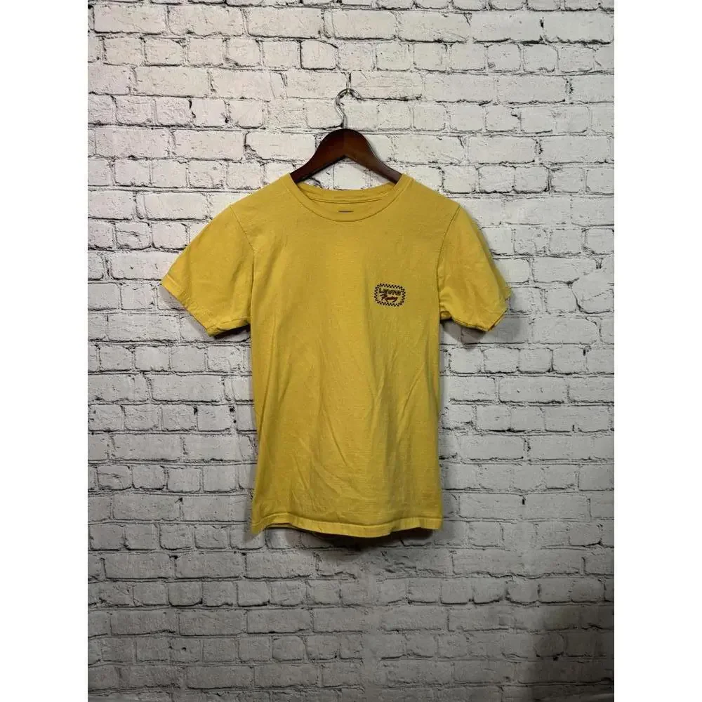 Levi's Racing Yellow Relaxed Fit Cotton T-Shirt Size Small‎