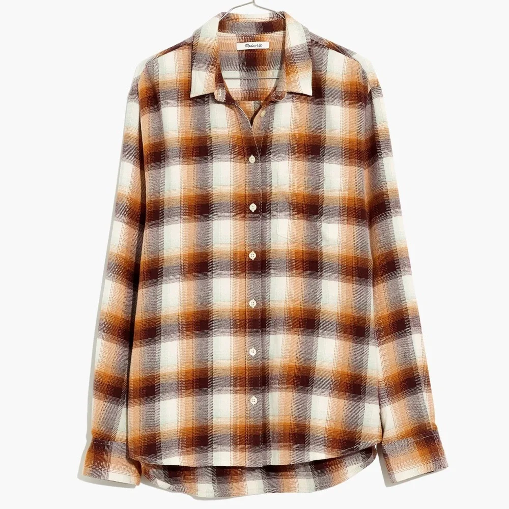 Madewell flannel side