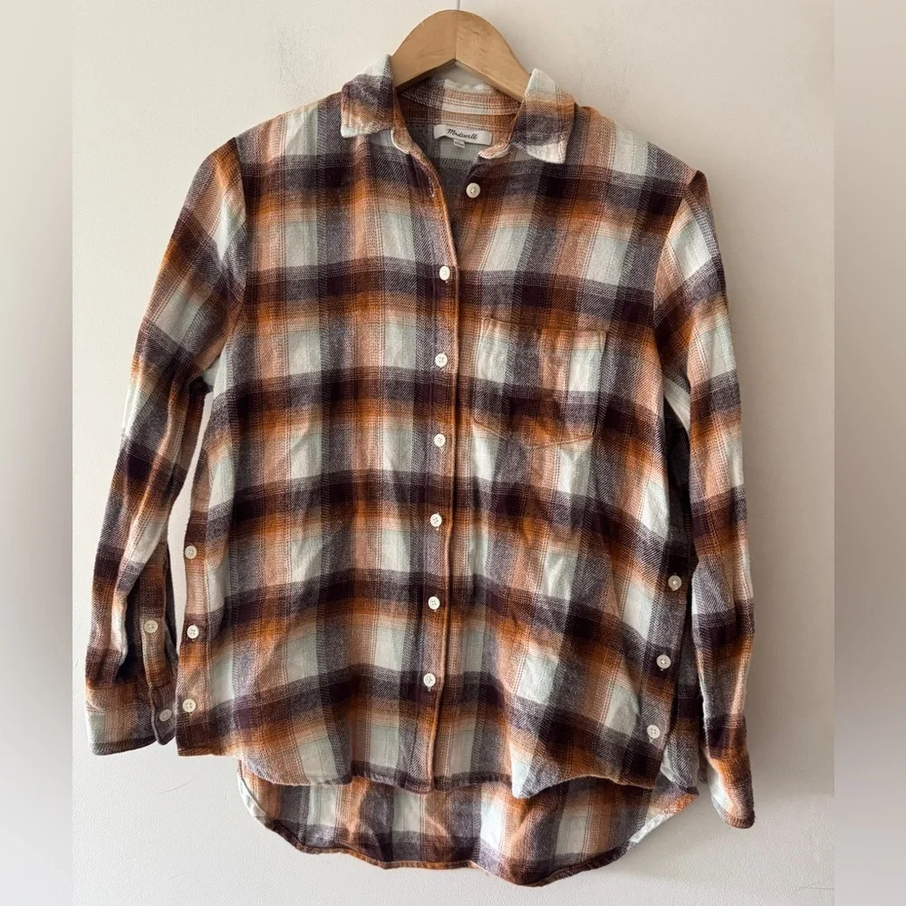 Madewell flannel side