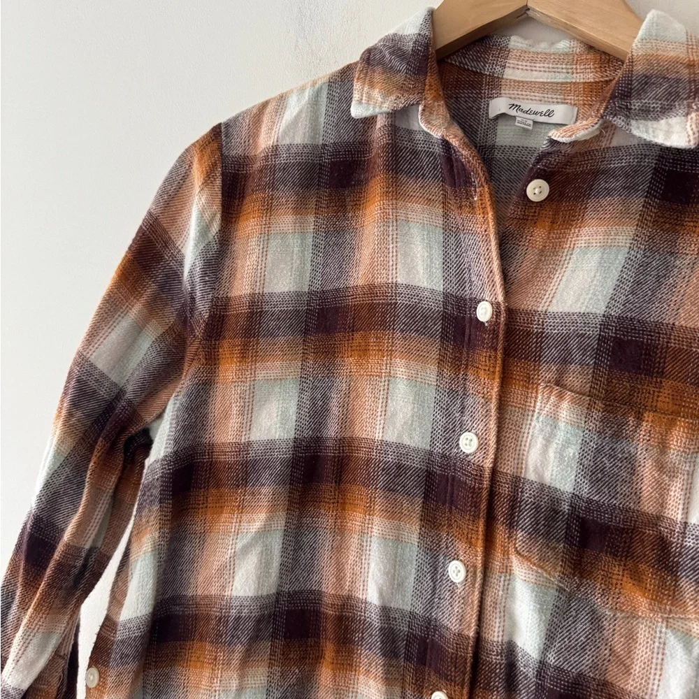 Madewell flannel side