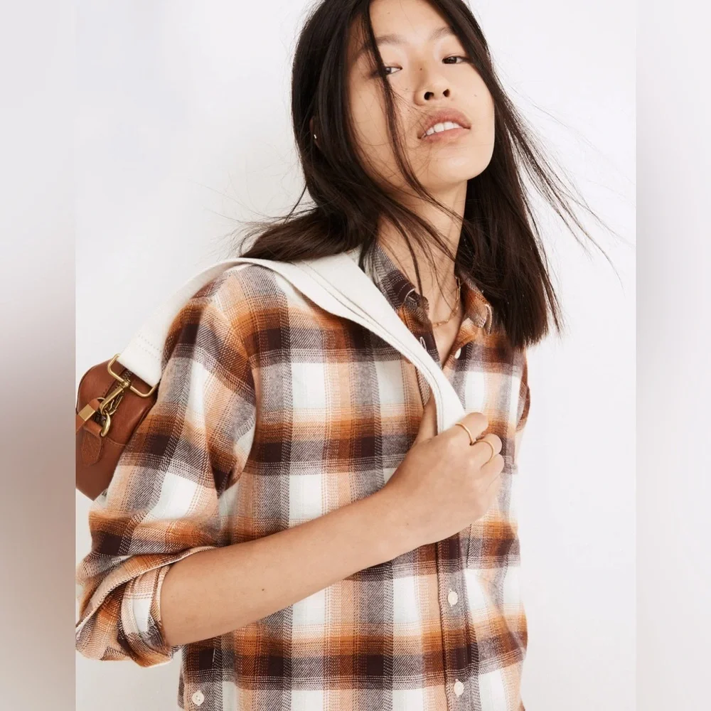 Madewell flannel side
