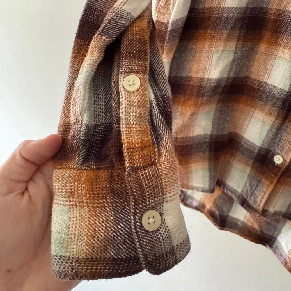 Madewell flannel side