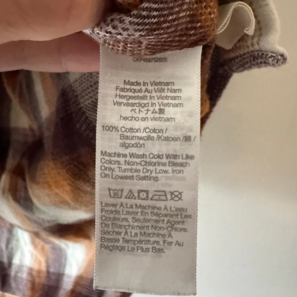 Madewell flannel side