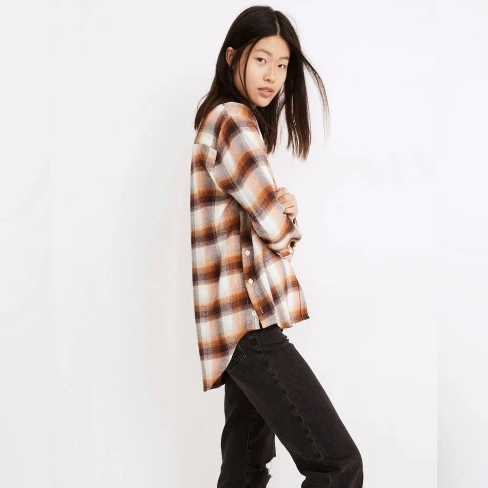 Madewell flannel side