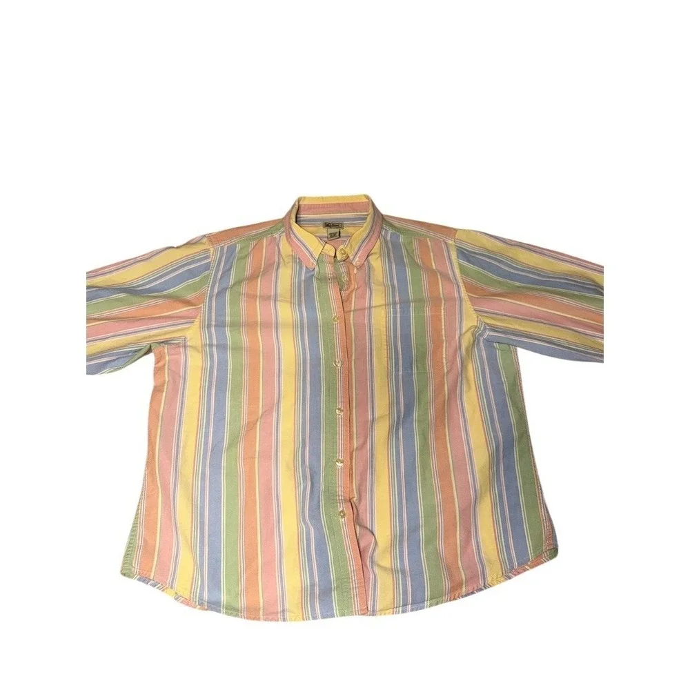 L.L. Bean details blouse regular