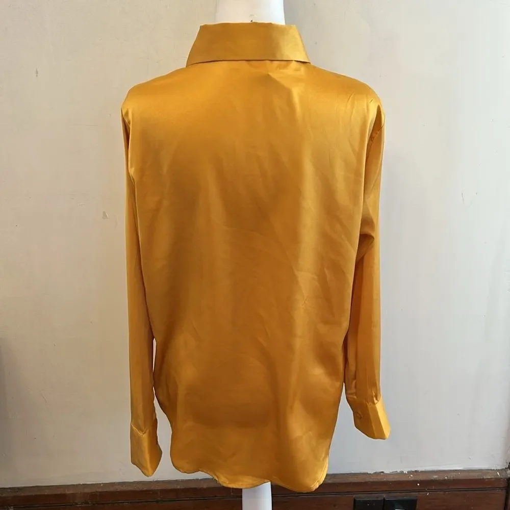 Mimosa blouse gold