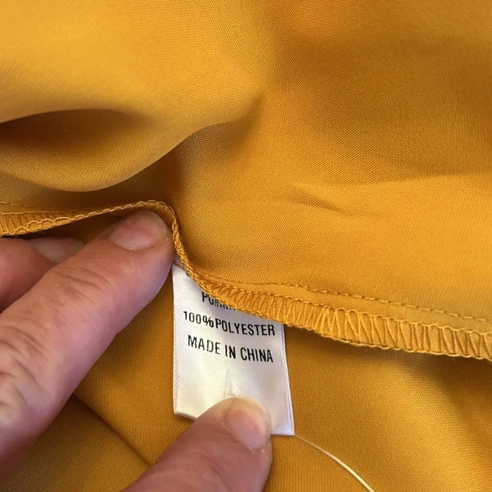 Mimosa blouse gold