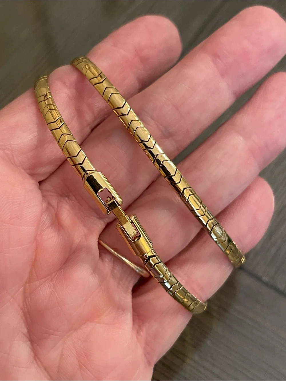 Vintage gold tone