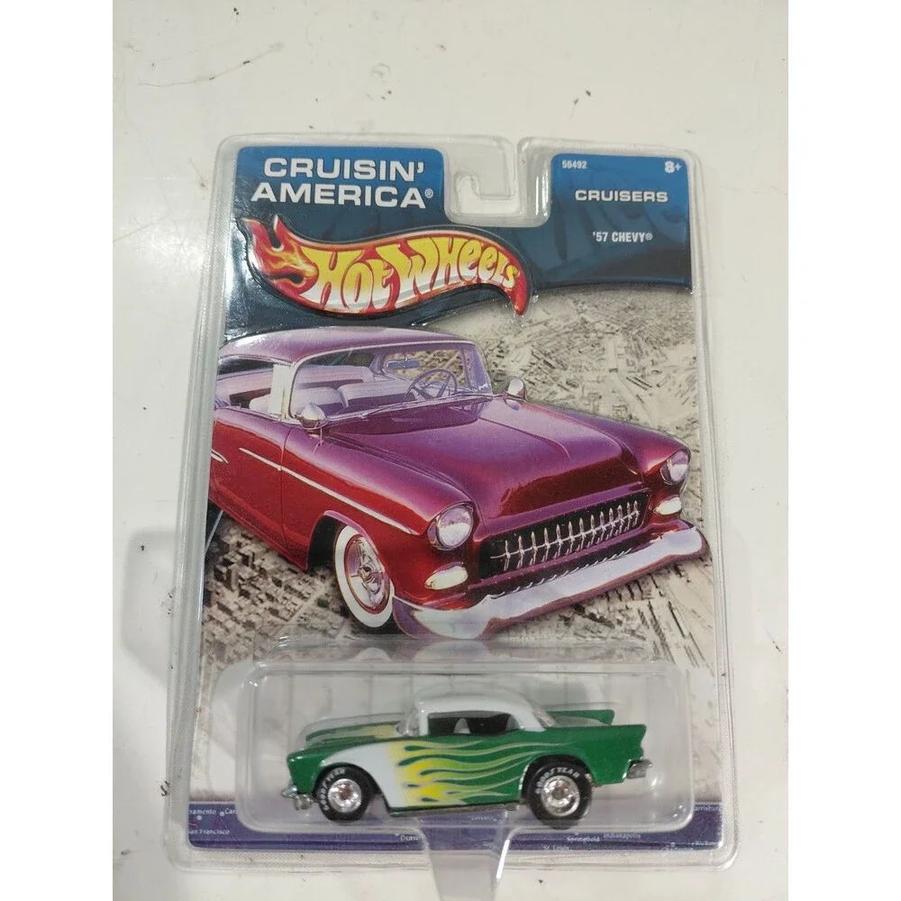NIP Hot Wheels Cruisin' America 1:64 Die Cast 1957 Chevy Bel Air Classic Car