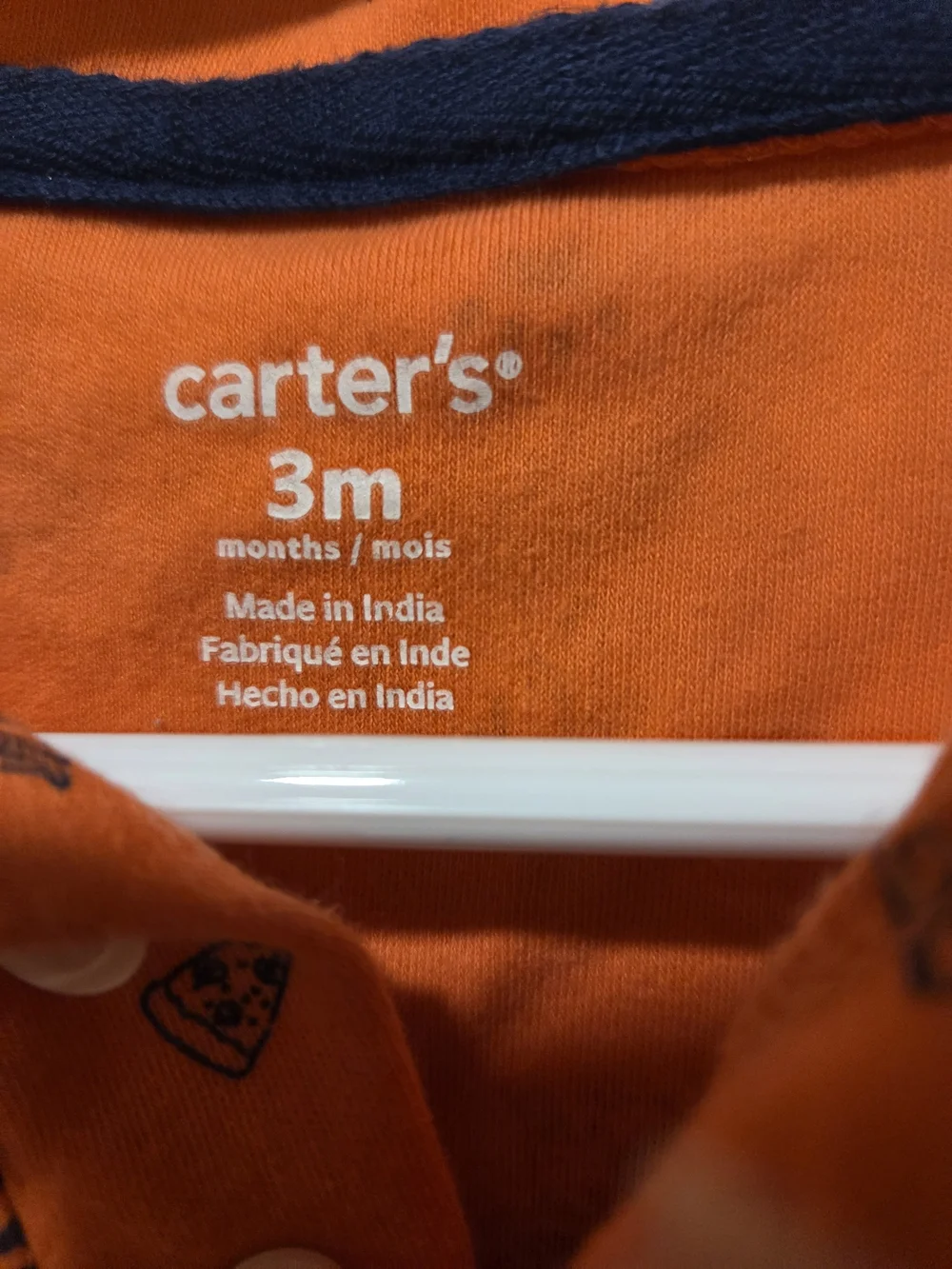 Carters bright orange