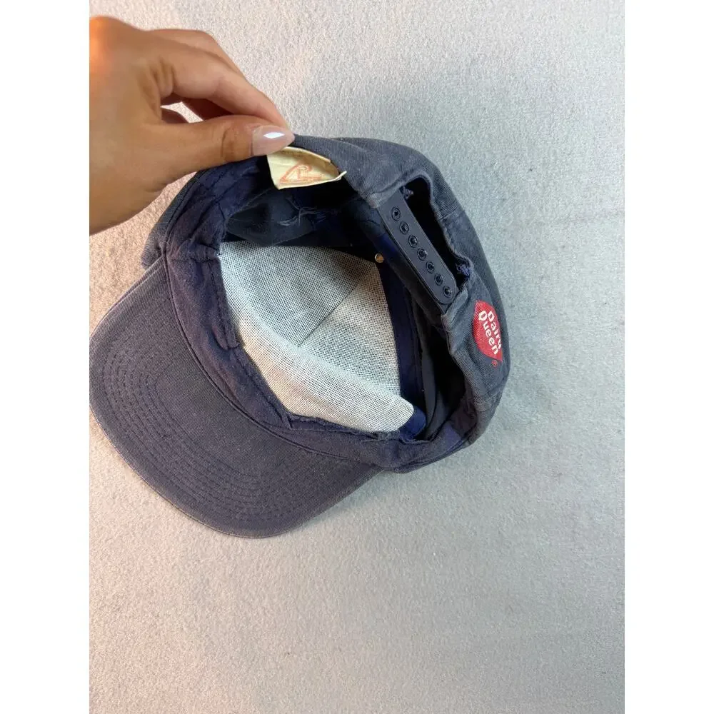 Vintage Dairy Queen Minnesota Twins Snapback Hat Navy Blue Baseball Cap Promo