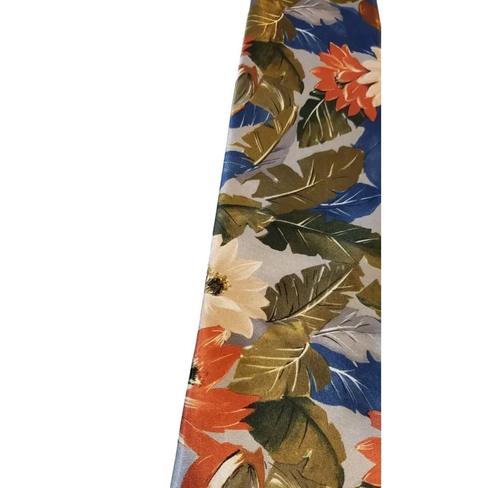 Vintage‎ Wembley Colorful Floral Neck Tie 100 % Polyester Business Wedding Work