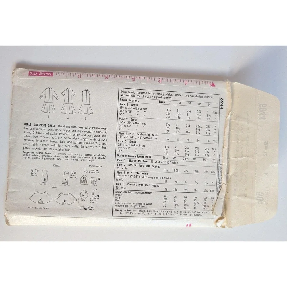 Simplicity vintage 6944