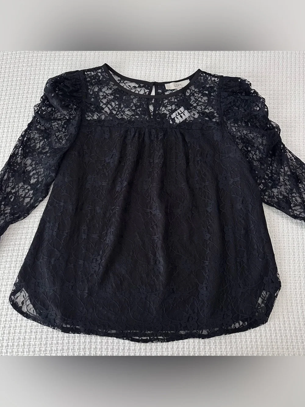 LOFT black floral