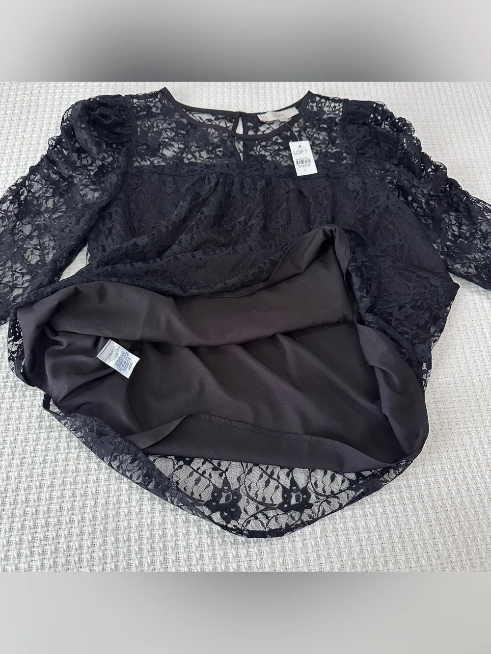 LOFT black floral