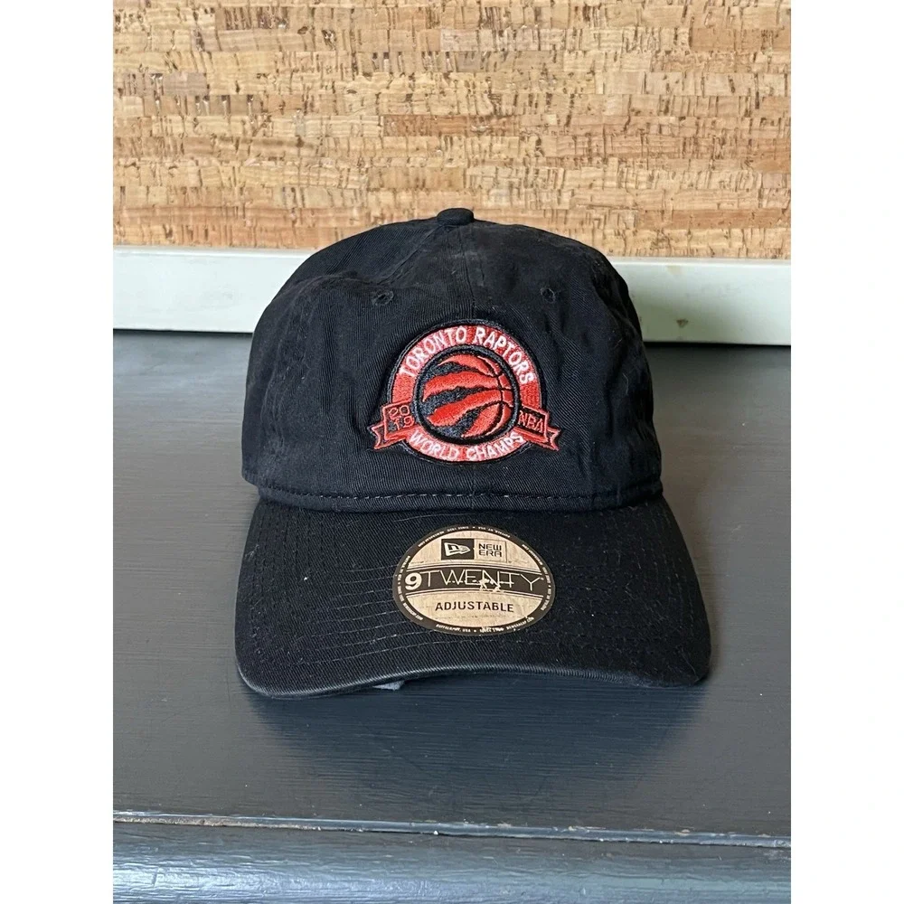 Toronto Raptors‎ Hat Cap Snap Back Black NBA Basketball Champions New Era Mens