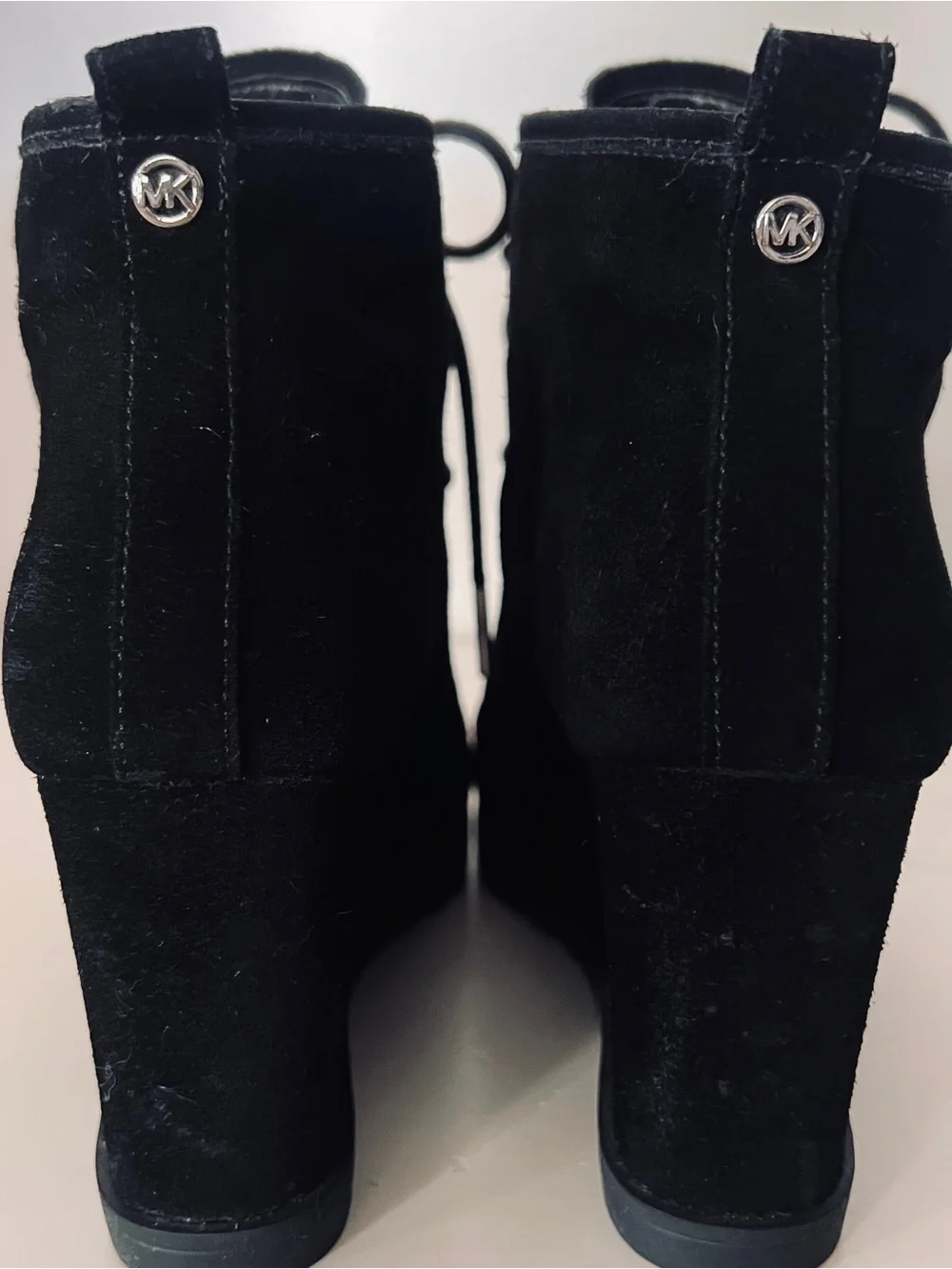 Michael Kors black suede
