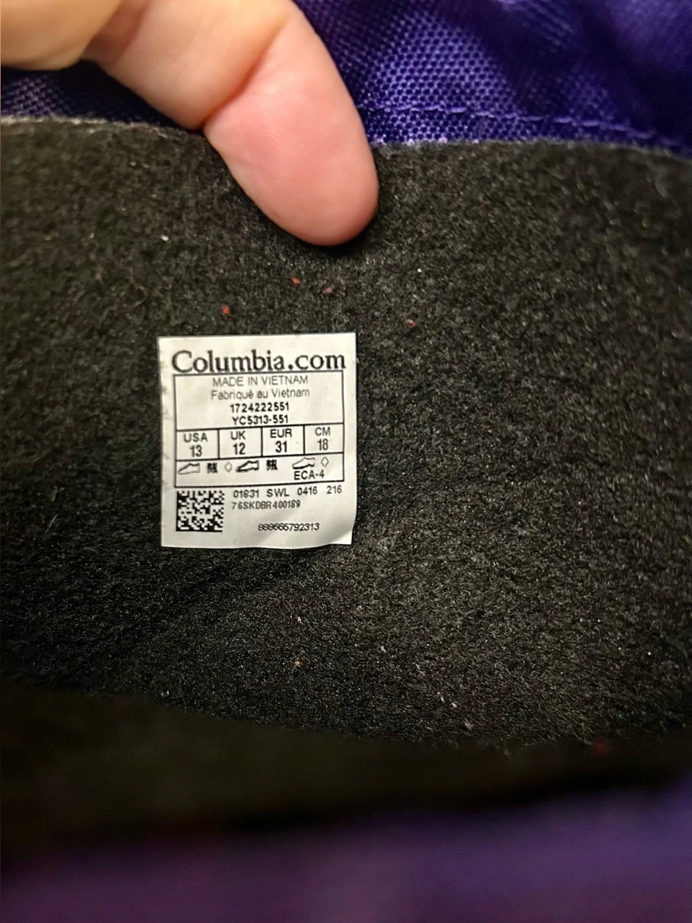 Columbia powderbug plus