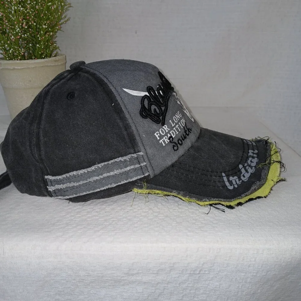 Black Label distressed black
