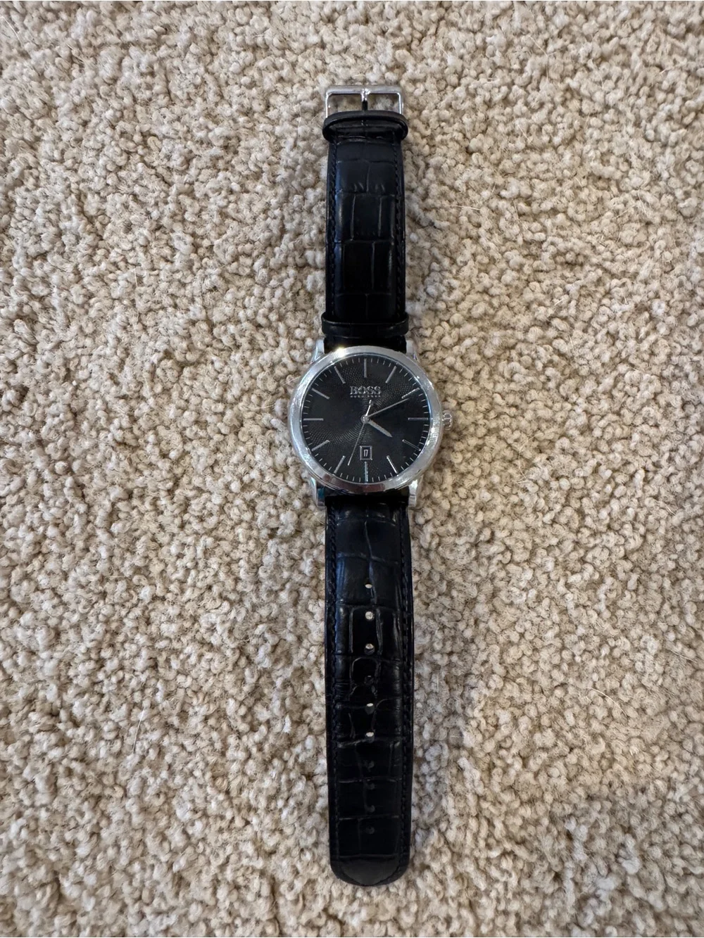 Black classic Boss watch